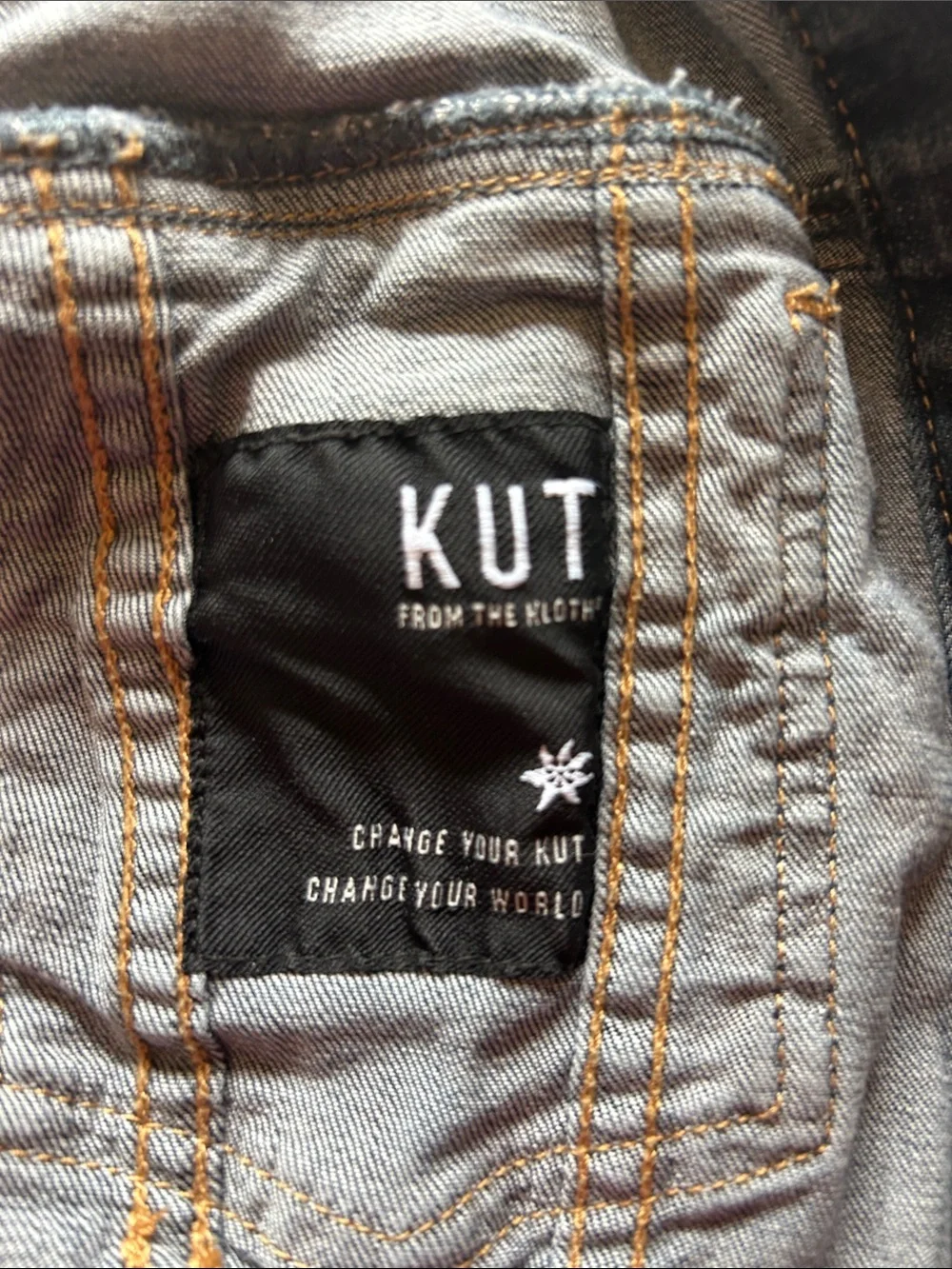 KUT from the Kloth Stretch Denim Jacket Medium Wash Women’s Size Medium